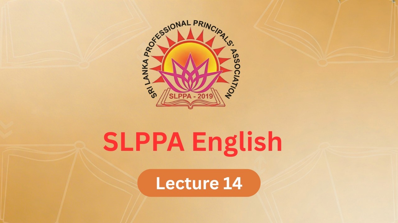 SLPPA English Lecture 14